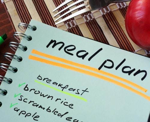 Weekly meal planner and shopping list