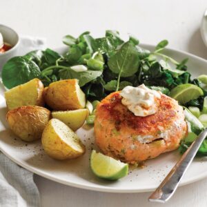 Salmon and ginger fish cakes