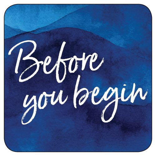 Before you begin