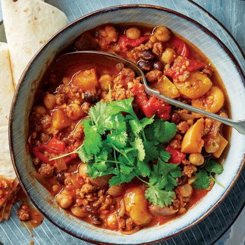Slow cooker freezer bags: Quorn and bean chilli