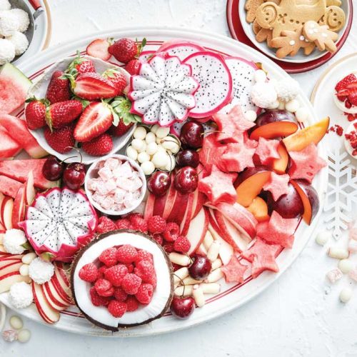 Berry sweet dessert platter