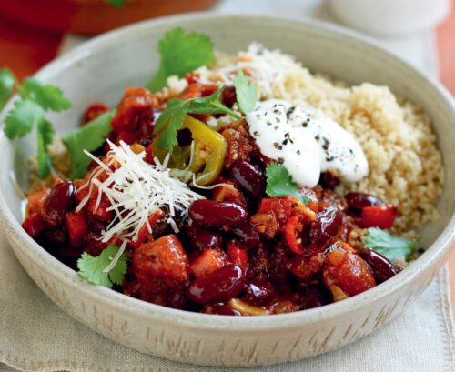 Couscous-chilli-con-carne 10 ways with kidney beans