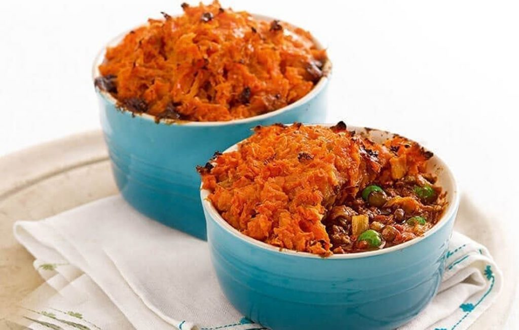 Indian-spiced cottage pies