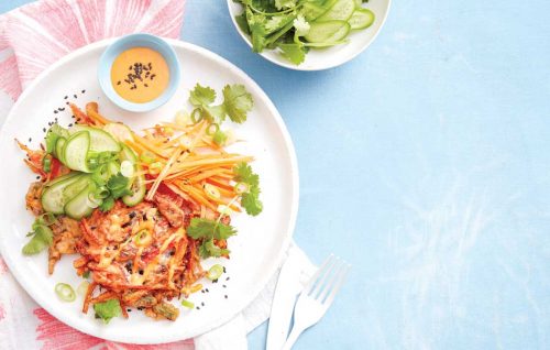 Okonomiyaki – Japanese-style savoury pancakes