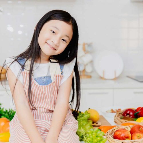 Bigger veg portions encourage kids to eat more of them