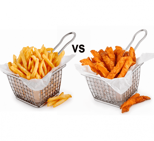 Which are healthier: oven chips or sweet potato wedges?