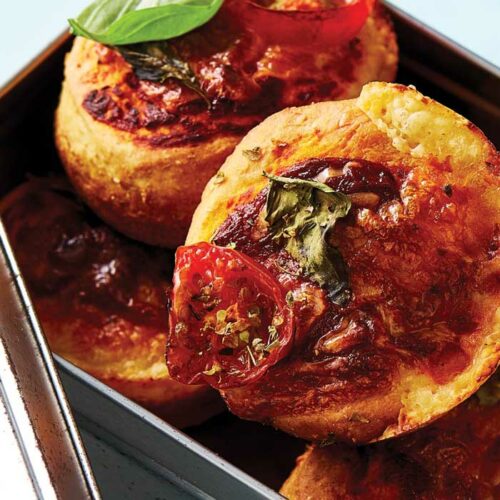 Muffin pan pizzas