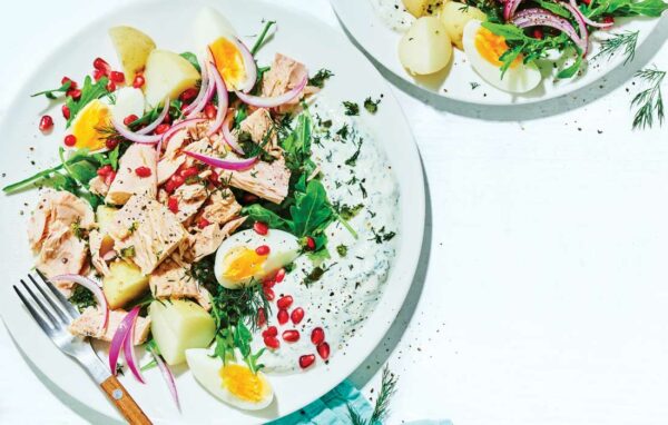Creamy tuna potato salad - Healthy Food Guide