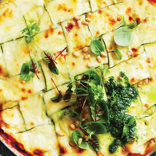 Healthier comfort food: low-calorie lasagne
