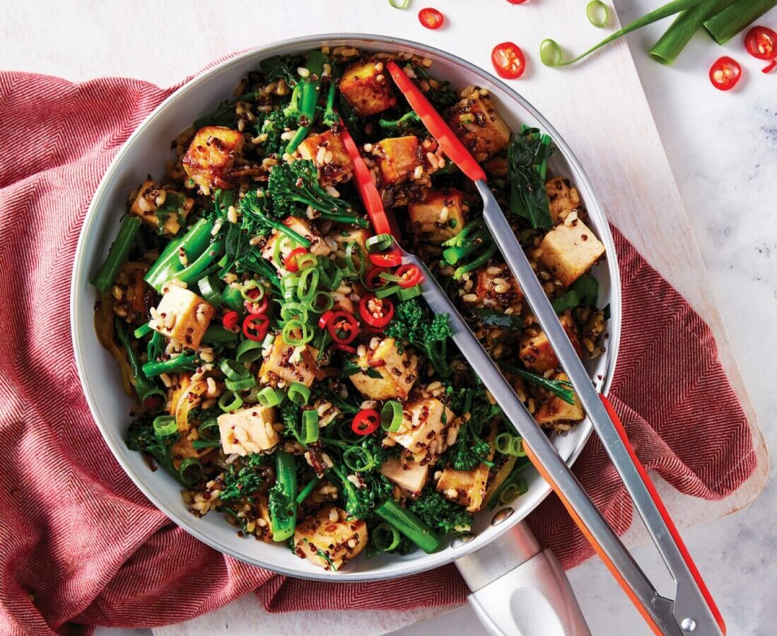 Tofu and vegetable fried rice - Healthy Food Guide