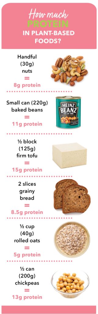 Protein in plant based foods