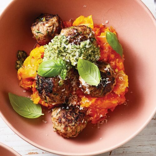 Beef and zucchini meatballs
