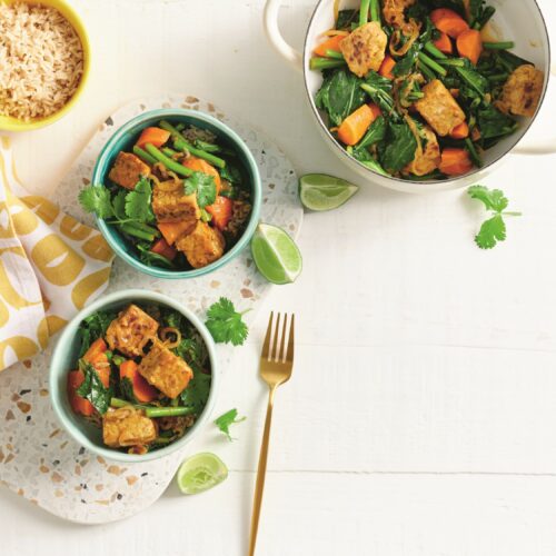 Coconut tempeh curry