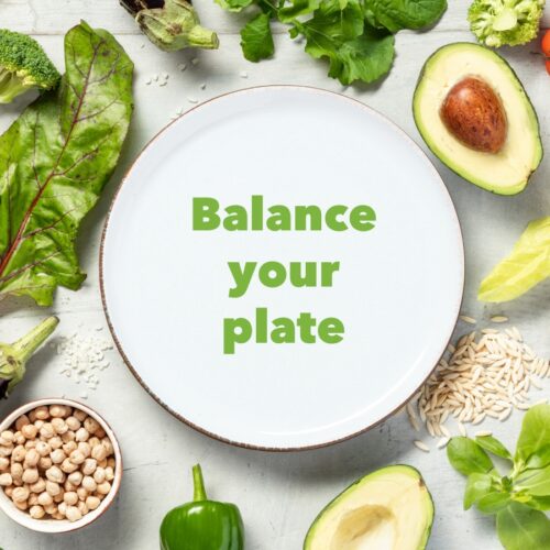 Step-by-step guide to a healthy plate