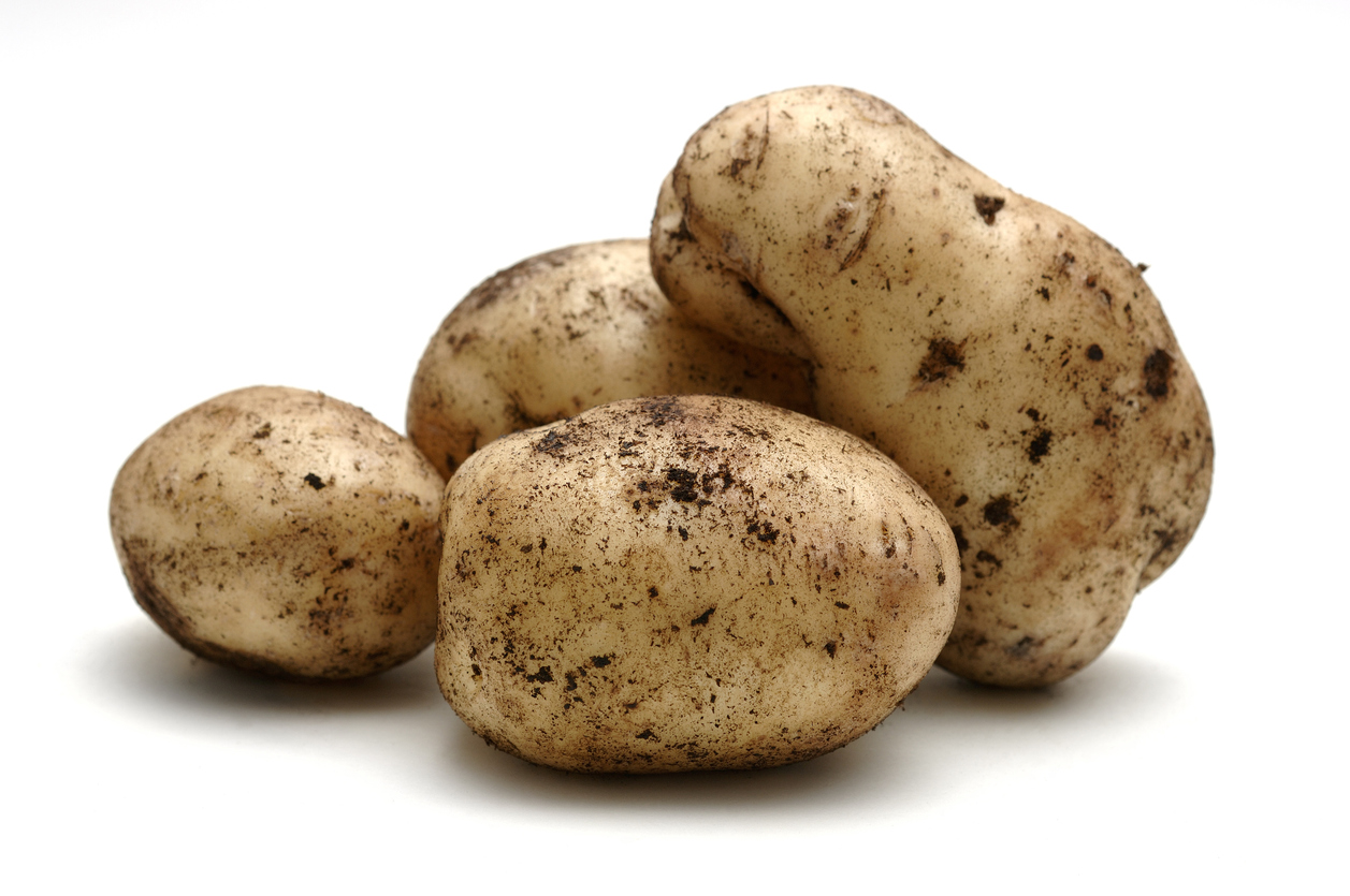 Potatoes are